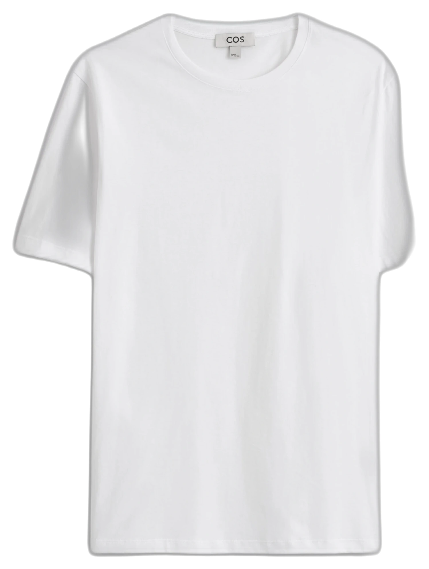 Cotton Crew-Neck T-Shirt fra COS i hvid